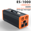 Onde sinusoïdale pure 1000W Max 1030W AC avec centrale électrique portable à intégration d'onduleur UPS
