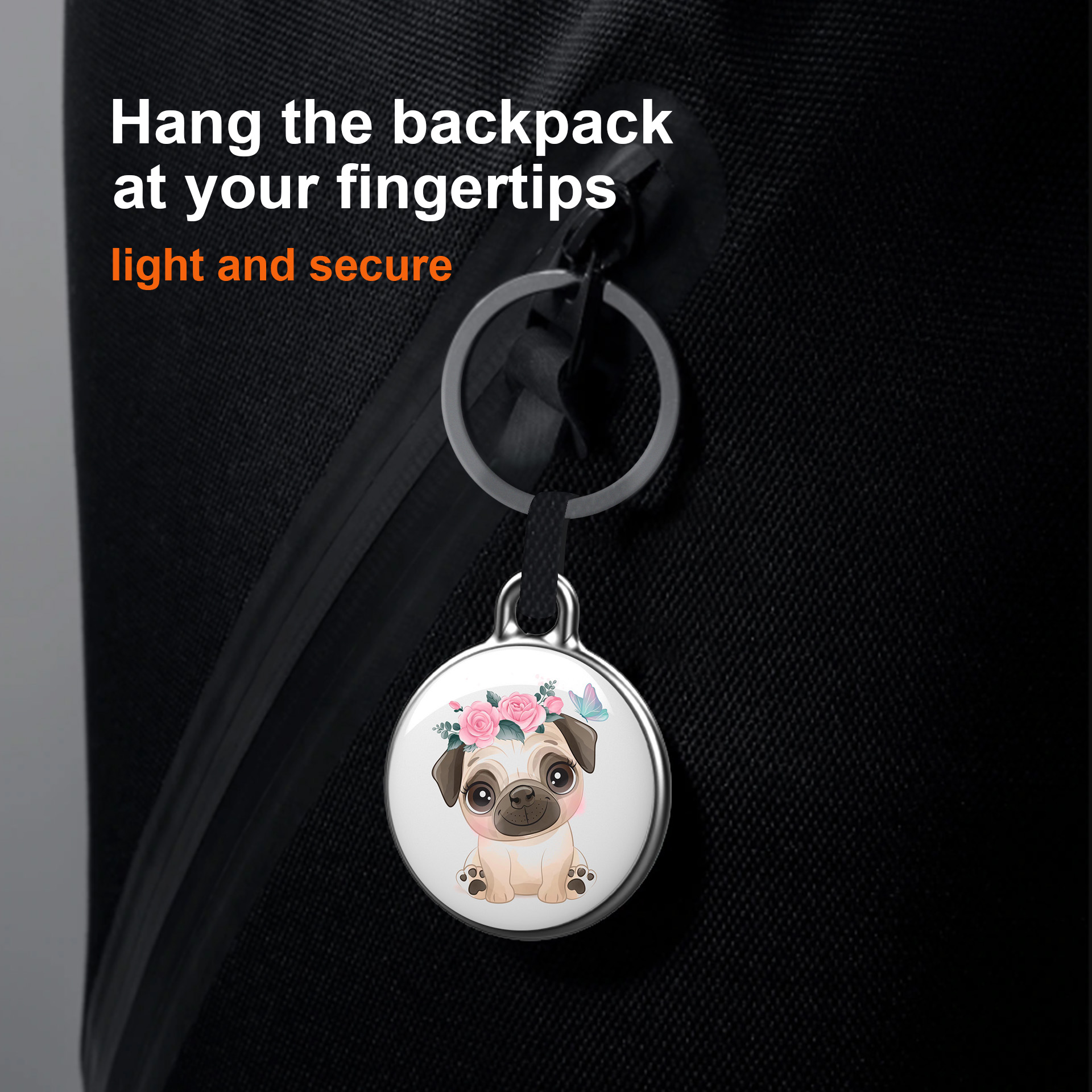 2.4G Low Power Bluetooth Buzzer Led Tracker Gps Tracker pour animaux de compagnie et bagages